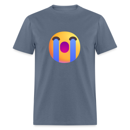 😭 Loudly Crying Face (Microsoft Fluent) Unisex Classic T-Shirt - denim
