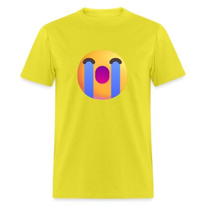 😭 Loudly Crying Face (Microsoft Fluent) Unisex Classic T-Shirt - yellow