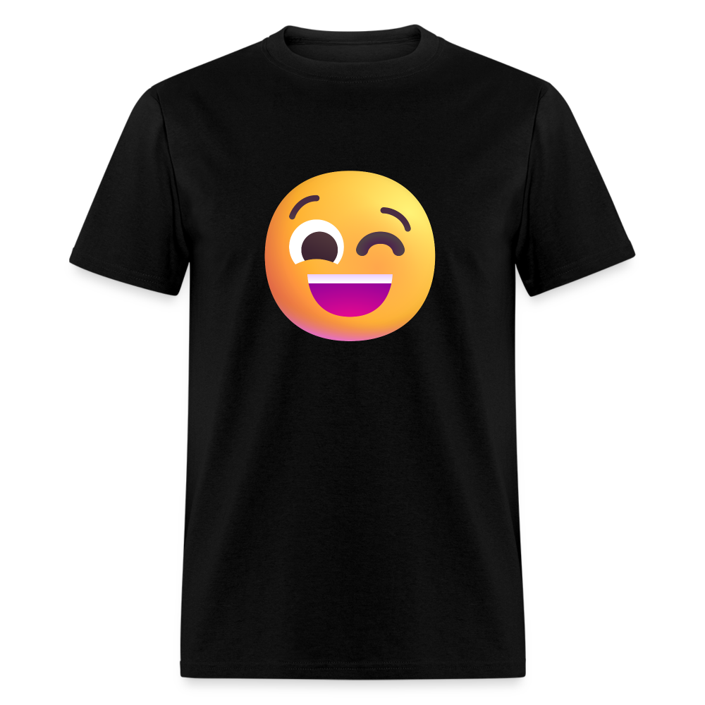 😉 Winking Face (Microsoft Fluent) Unisex Classic T-Shirt - black