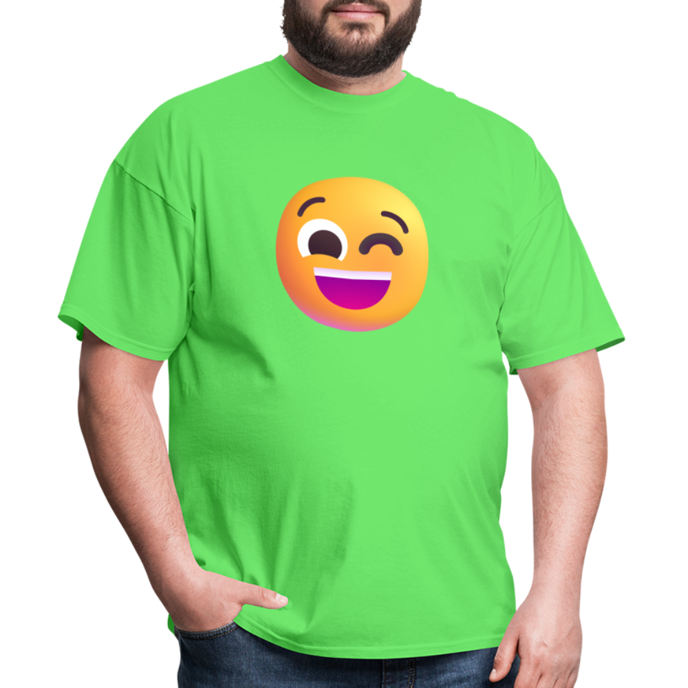 😉 Winking Face (Microsoft Fluent) Unisex Classic T-Shirt - kiwi