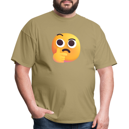 🤔 Thinking Face (Microsoft Fluent) Unisex Classic T-Shirt - khaki