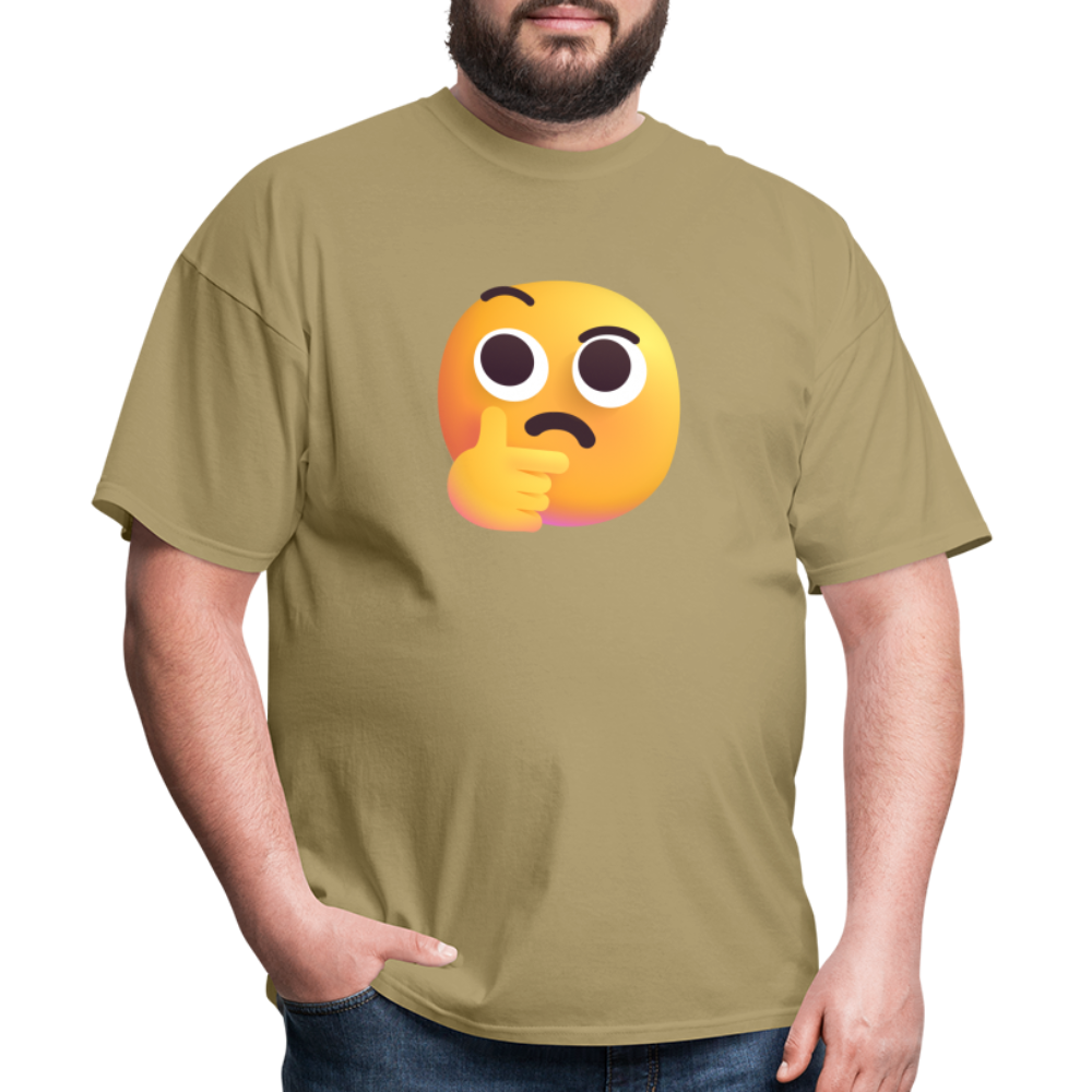 🤔 Thinking Face (Microsoft Fluent) Unisex Classic T-Shirt - khaki