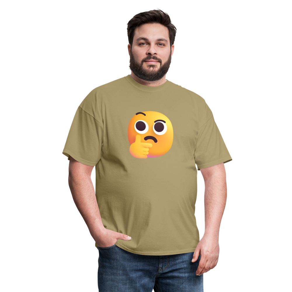 🤔 Thinking Face (Microsoft Fluent) Unisex Classic T-Shirt - khaki