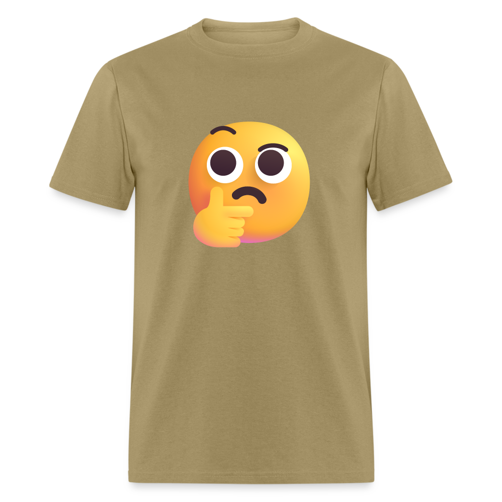 🤔 Thinking Face (Microsoft Fluent) Unisex Classic T-Shirt - khaki