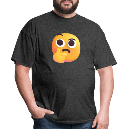 🤔 Thinking Face (Microsoft Fluent) Unisex Classic T-Shirt - heather black