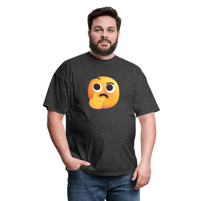 🤔 Thinking Face (Microsoft Fluent) Unisex Classic T-Shirt - heather black