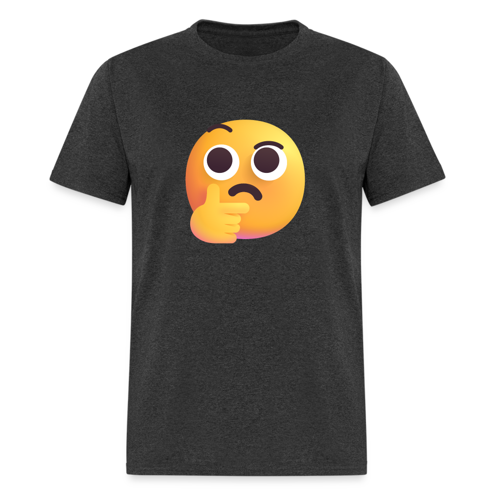 🤔 Thinking Face (Microsoft Fluent) Unisex Classic T-Shirt - heather black