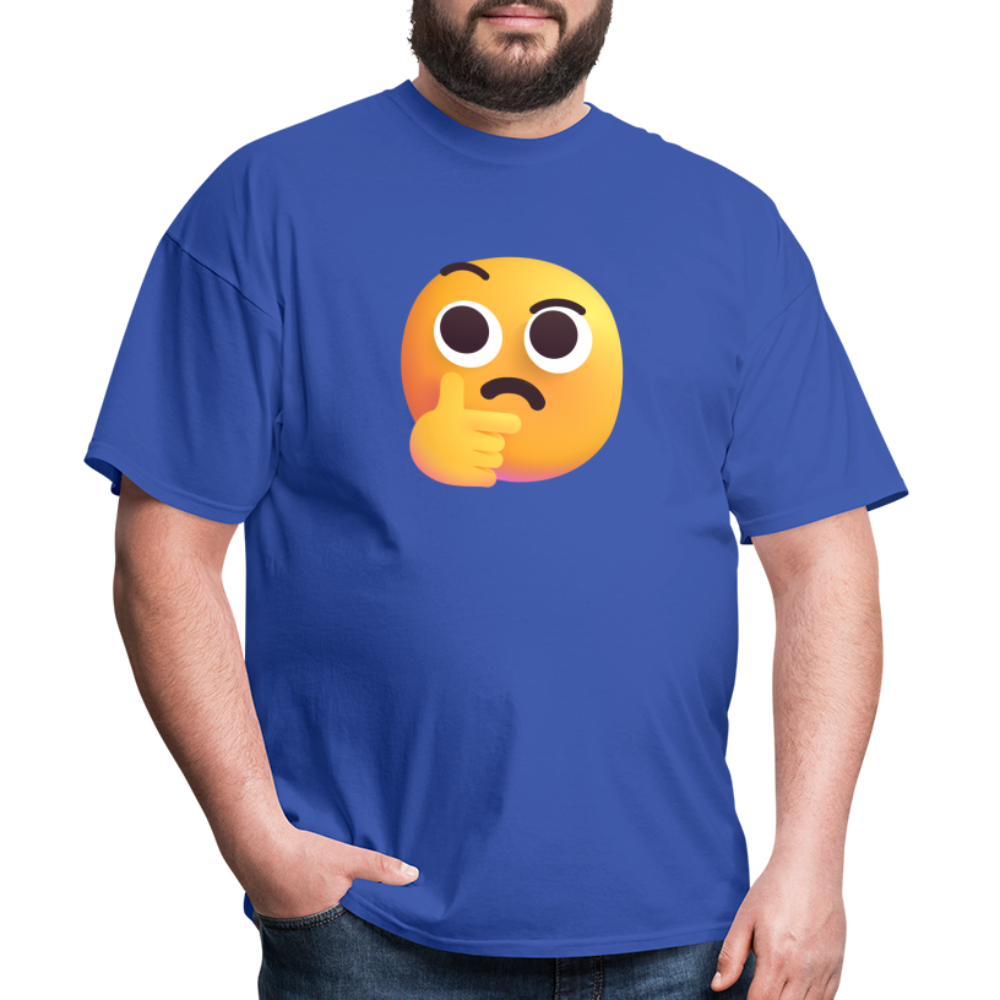 🤔 Thinking Face (Microsoft Fluent) Unisex Classic T-Shirt - royal blue
