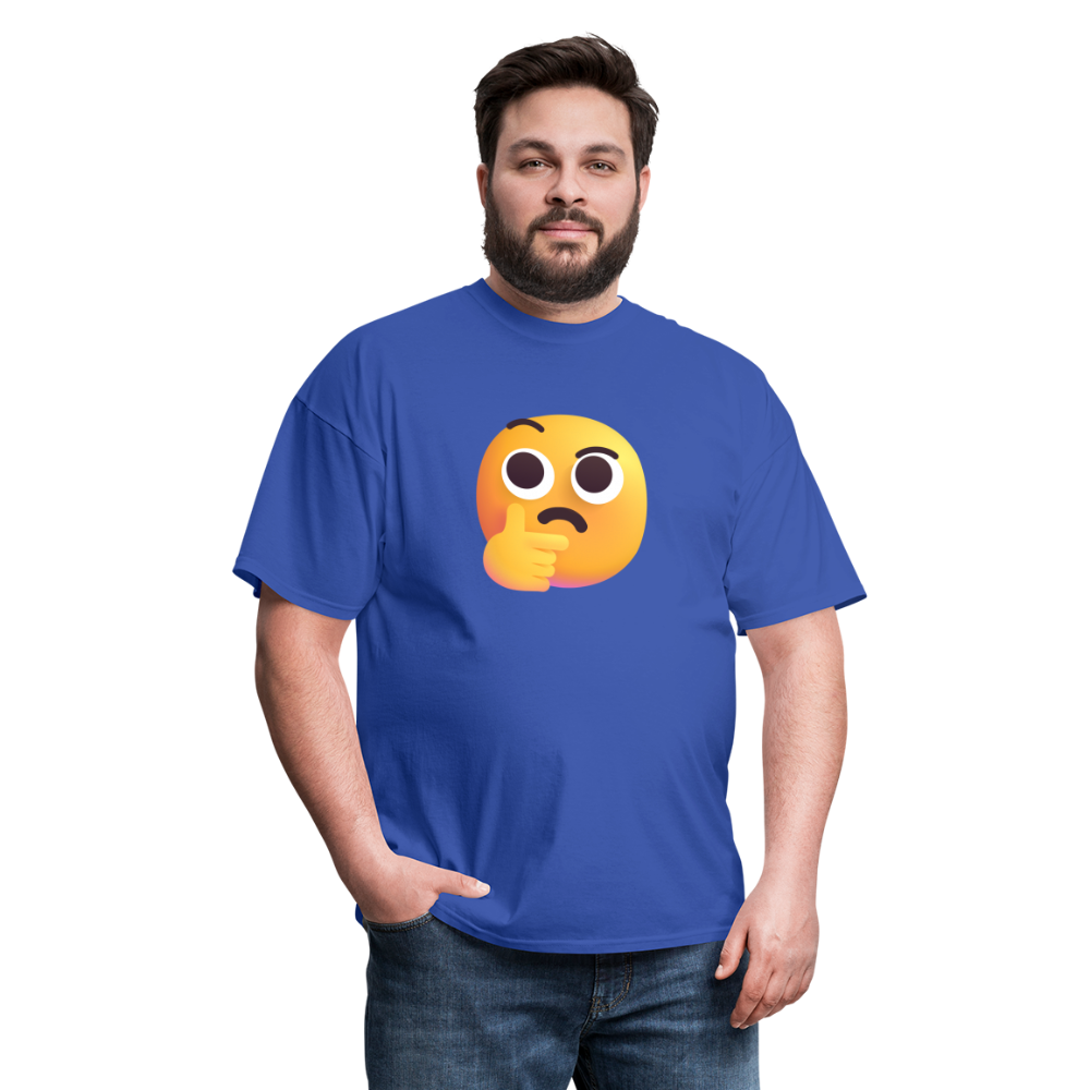 🤔 Thinking Face (Microsoft Fluent) Unisex Classic T-Shirt - royal blue