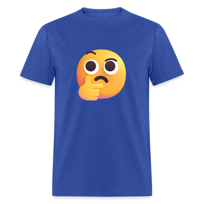 🤔 Thinking Face (Microsoft Fluent) Unisex Classic T-Shirt - royal blue