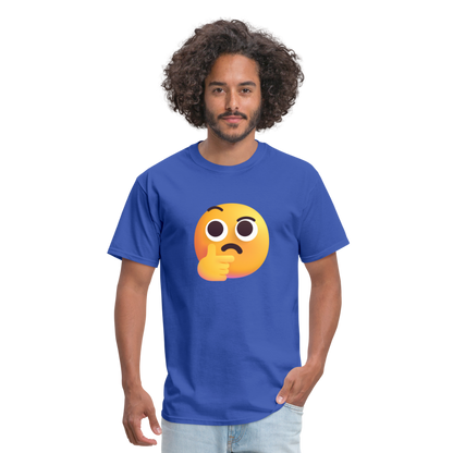 🤔 Thinking Face (Microsoft Fluent) Unisex Classic T-Shirt - royal blue