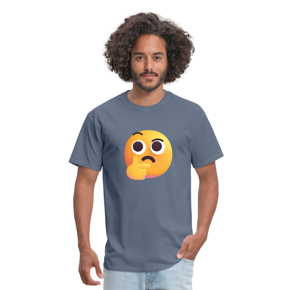 🤔 Thinking Face (Microsoft Fluent) Unisex Classic T-Shirt - denim