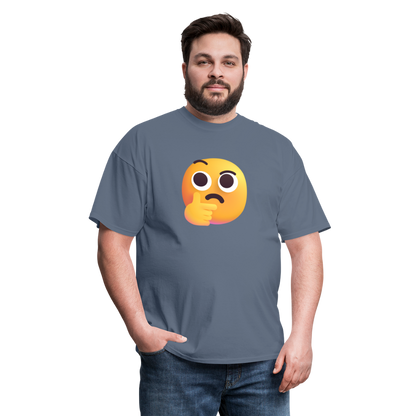 🤔 Thinking Face (Microsoft Fluent) Unisex Classic T-Shirt - denim