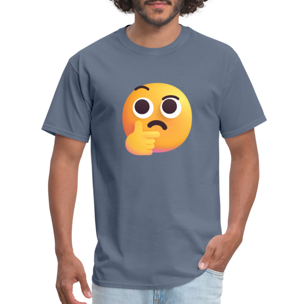 🤔 Thinking Face (Microsoft Fluent) Unisex Classic T-Shirt - denim