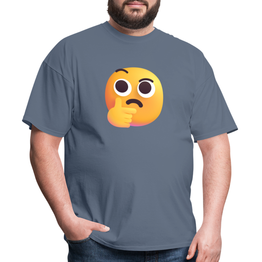 🤔 Thinking Face (Microsoft Fluent) Unisex Classic T-Shirt - denim