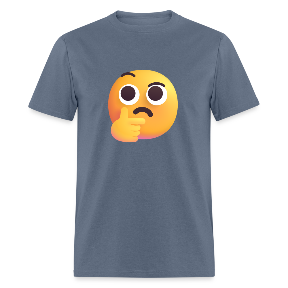 🤔 Thinking Face (Microsoft Fluent) Unisex Classic T-Shirt - denim