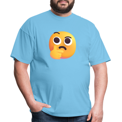 🤔 Thinking Face (Microsoft Fluent) Unisex Classic T-Shirt - aquatic blue