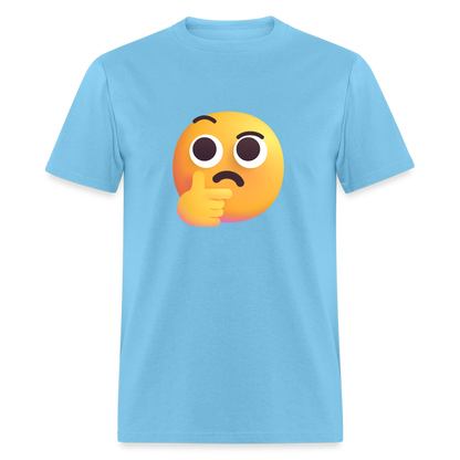 🤔 Thinking Face (Microsoft Fluent) Unisex Classic T-Shirt - aquatic blue