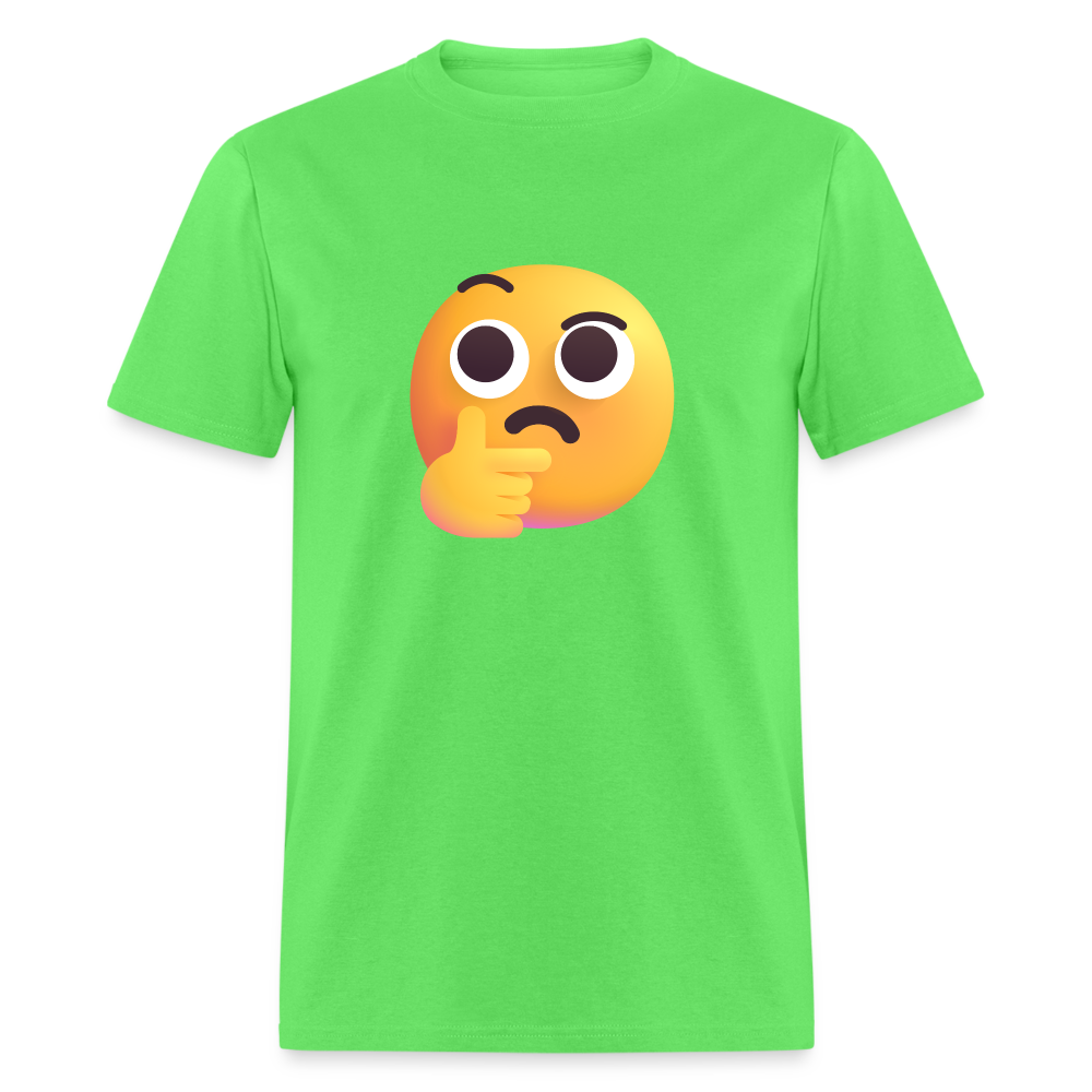 🤔 Thinking Face (Microsoft Fluent) Unisex Classic T-Shirt - kiwi