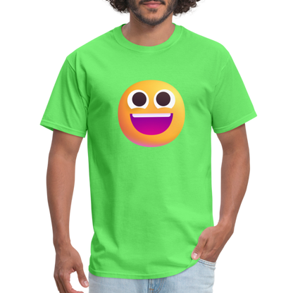 😀 Grinning Face (Microsoft Fluent) Unisex Classic T-Shirt - kiwi