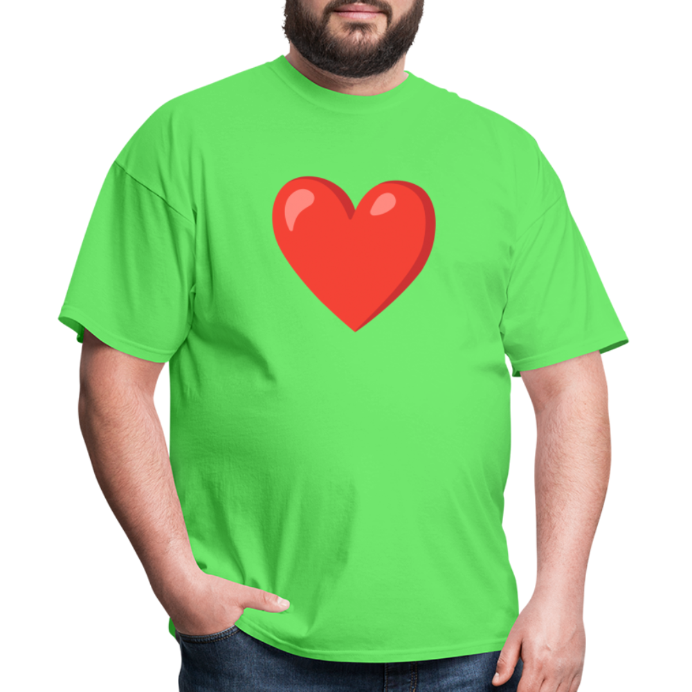 ❤️ Red Heart (Google Noto Color Emoji) Unisex Classic T-Shirt - kiwi