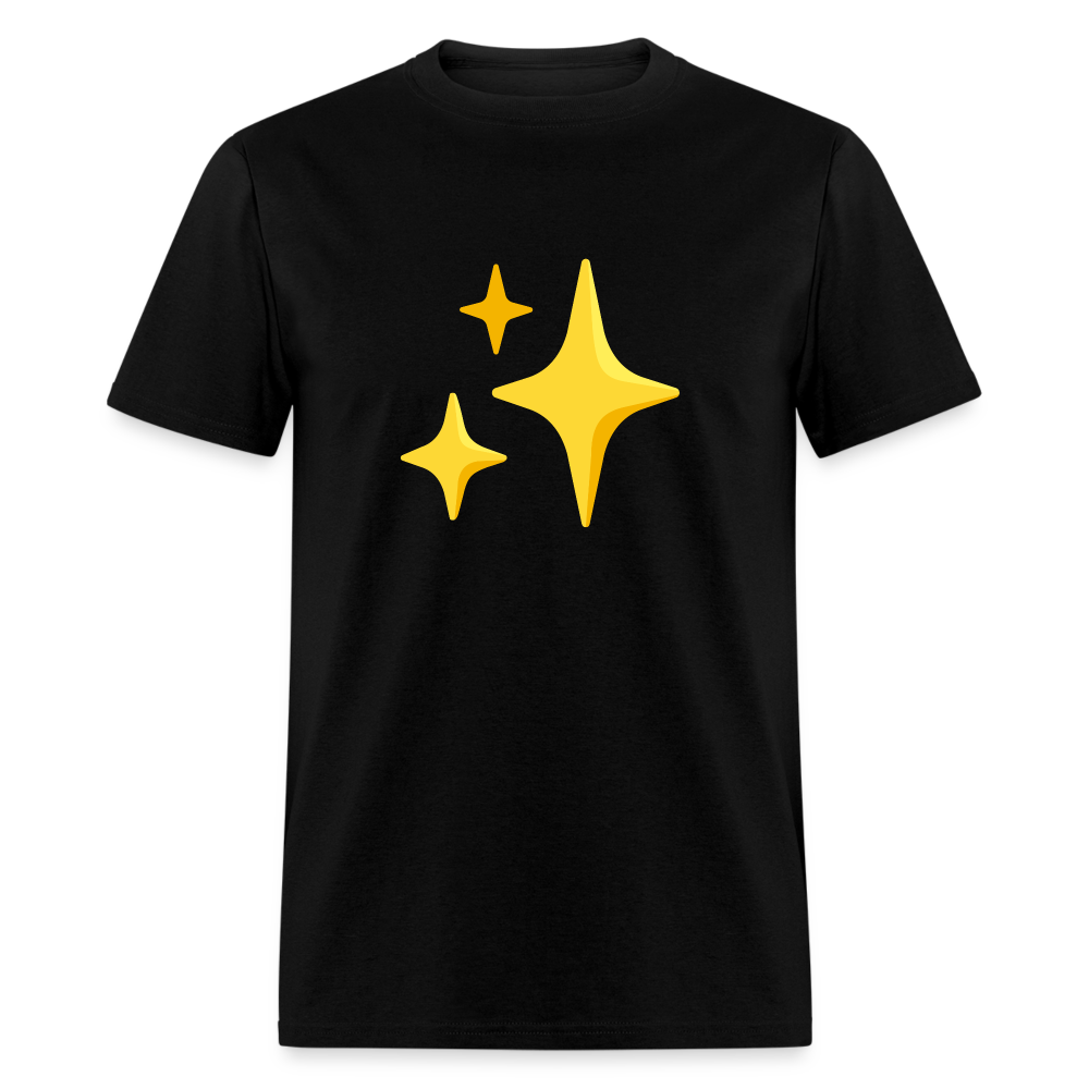 ✨ Sparkles (Google Noto Color Emoji) Unisex Classic T-Shirt - black
