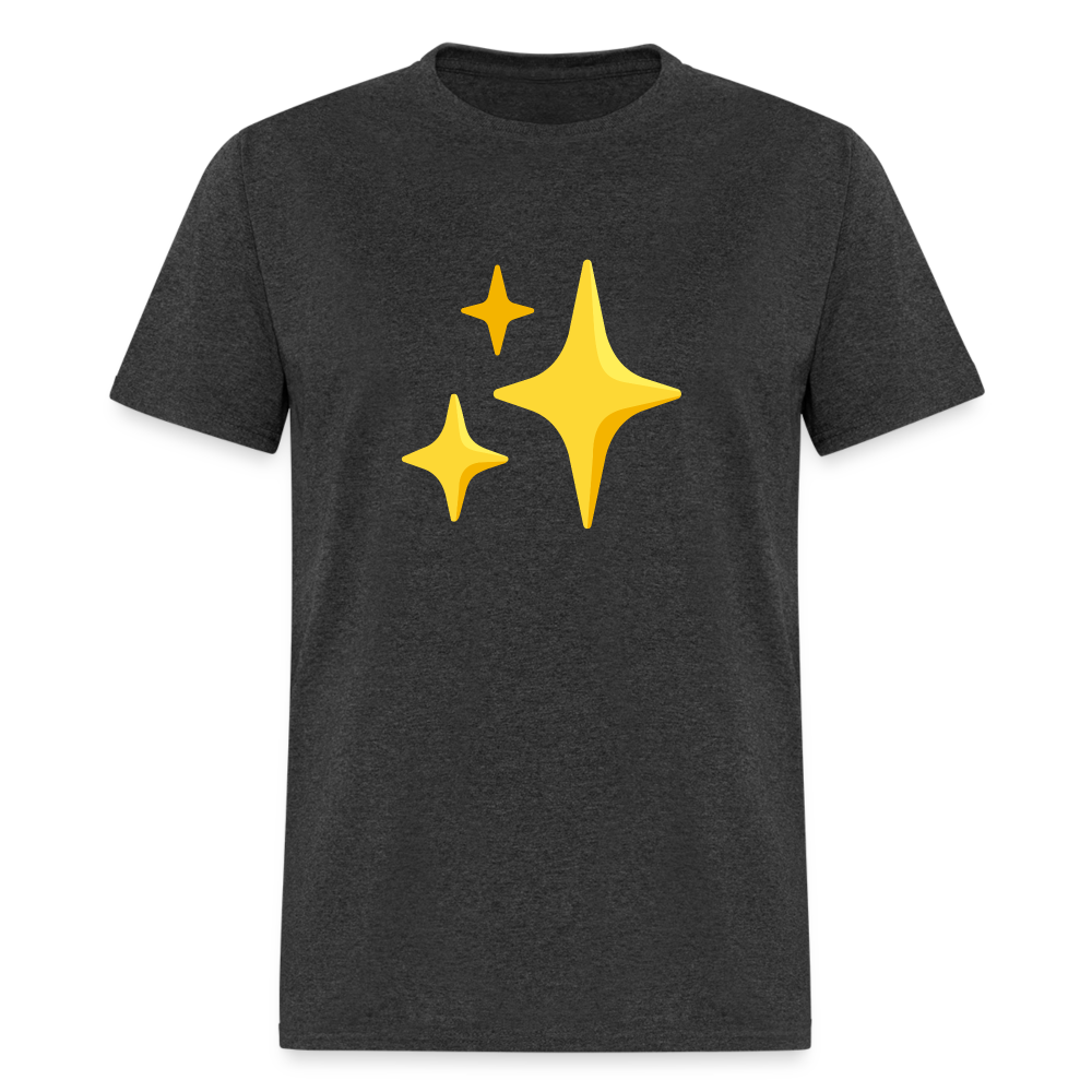 ✨ Sparkles (Google Noto Color Emoji) Unisex Classic T-Shirt - heather black