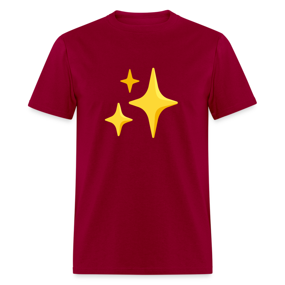 ✨ Sparkles (Google Noto Color Emoji) Unisex Classic T-Shirt - dark red