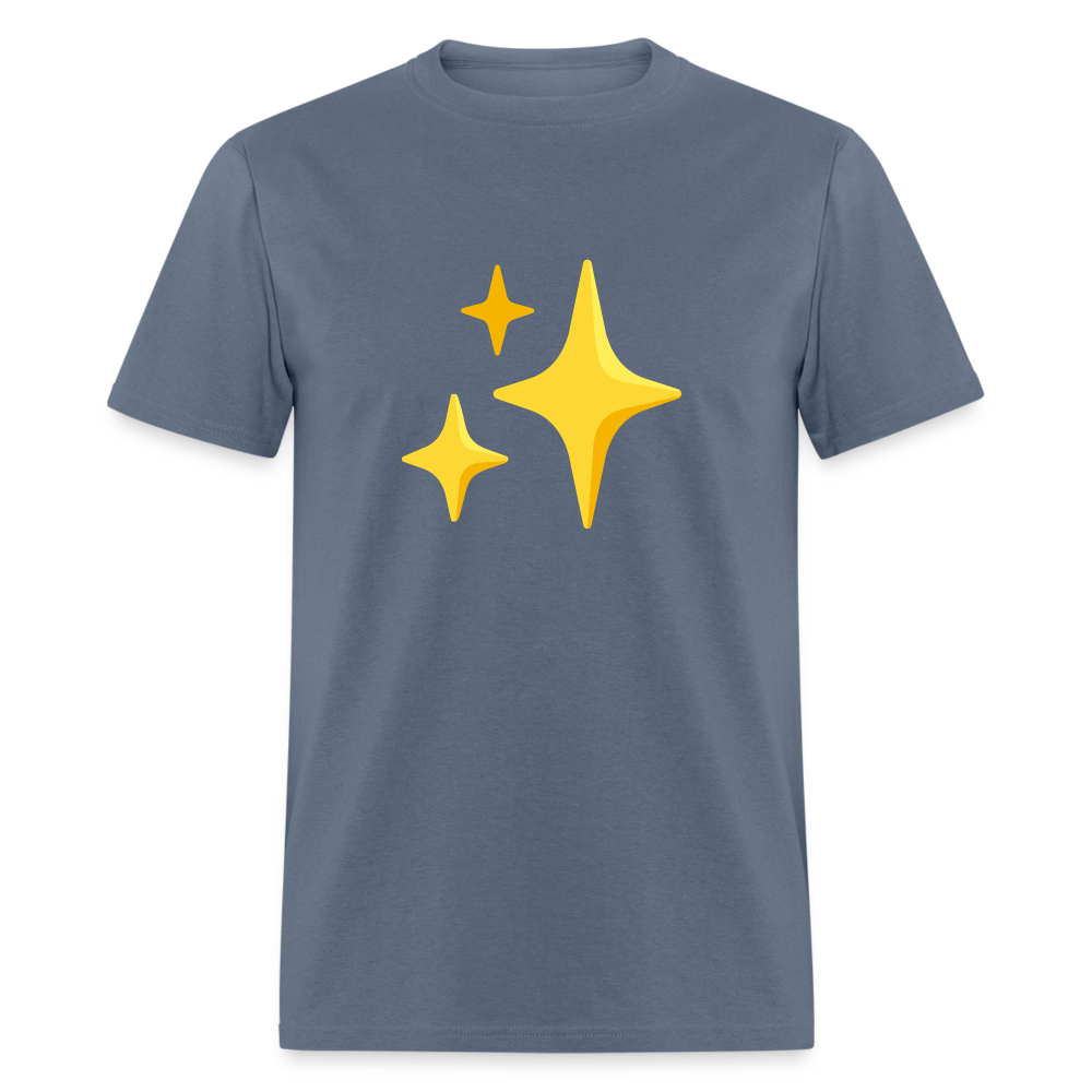 ✨ Sparkles (Google Noto Color Emoji) Unisex Classic T-Shirt - denim