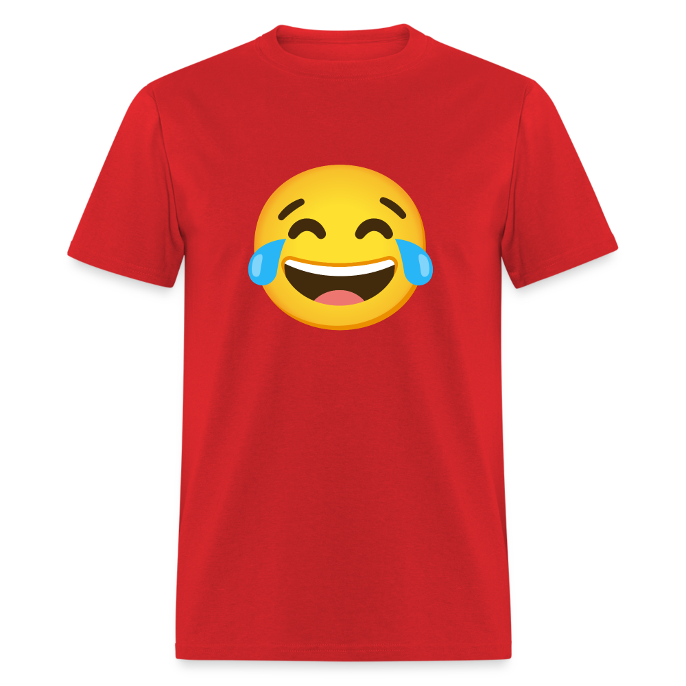 😂 Face with Tears of Joy (Google Noto Color Emoji) Unisex Classic T-Shirt - red