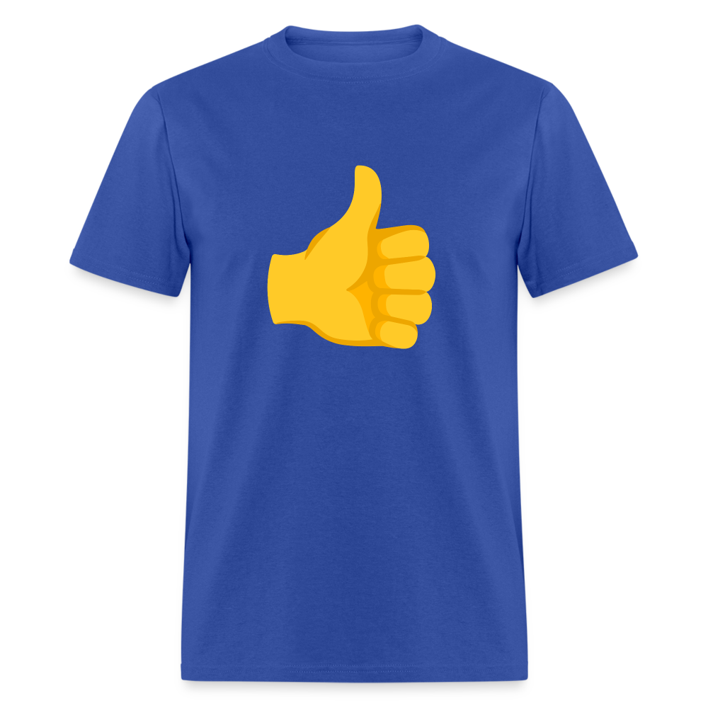 👍 Thumbs Up (Google Noto Color Emoji) Unisex Classic T-Shirt - royal blue