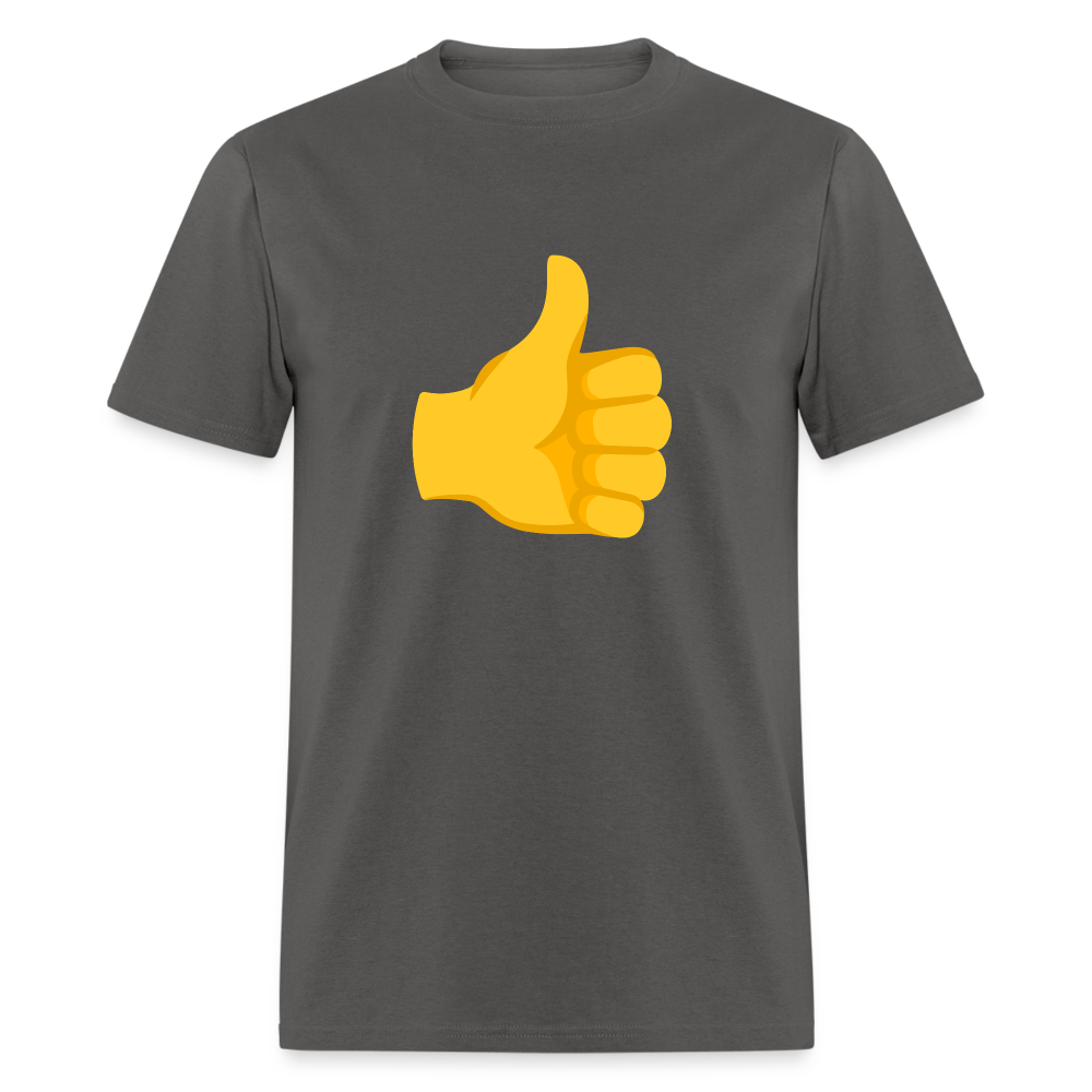 👍 Thumbs Up (Google Noto Color Emoji) Unisex Classic T-Shirt - charcoal