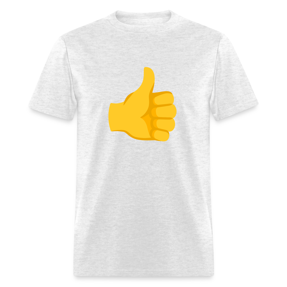 👍 Thumbs Up (Google Noto Color Emoji) Unisex Classic T-Shirt - light heather gray