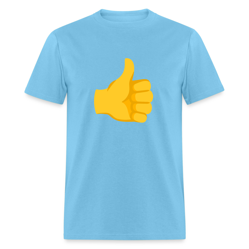 👍 Thumbs Up (Google Noto Color Emoji) Unisex Classic T-Shirt - aquatic blue