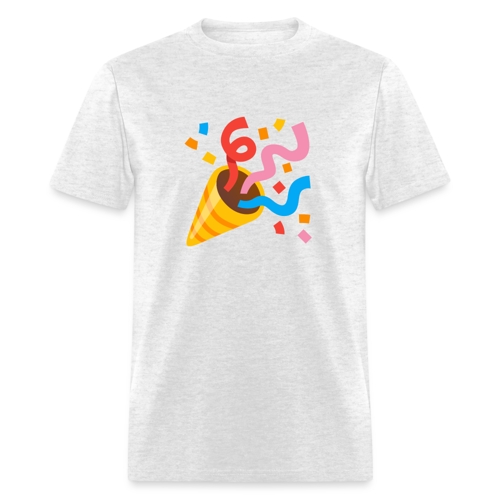 🎉 Party Popper (Google Noto Color Emoji) Unisex Classic T-Shirt - light heather gray