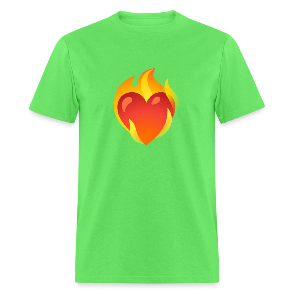 ❤️‍🔥 Heart on Fire (Google Noto Color Emoji) Unisex Classic T-Shirt - kiwi