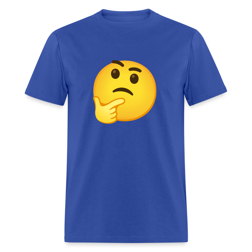 🤔 Thinking Face (Google Noto Color Emoji) Unisex Classic T-Shirt - royal blue