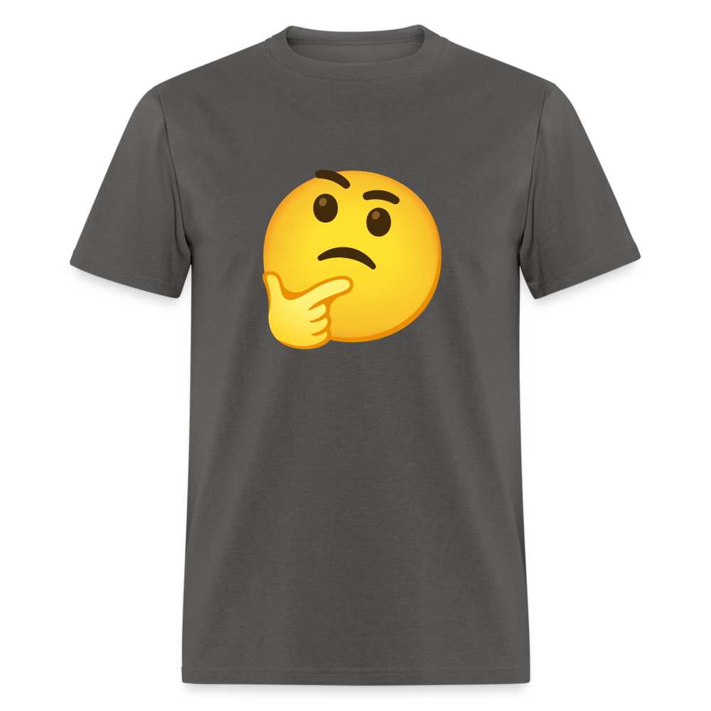 🤔 Thinking Face (Google Noto Color Emoji) Unisex Classic T-Shirt - charcoal