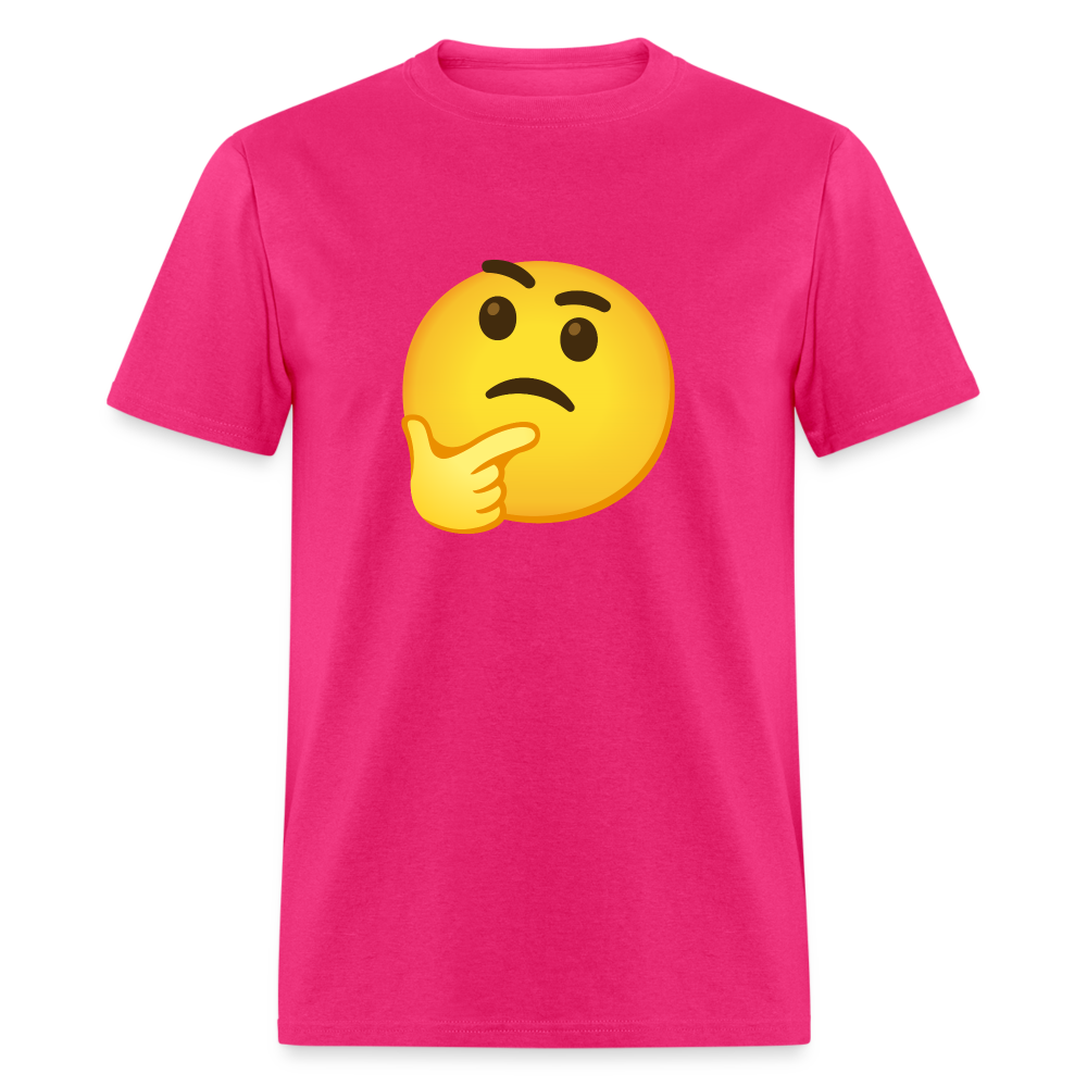 🤔 Thinking Face (Google Noto Color Emoji) Unisex Classic T-Shirt - fuchsia
