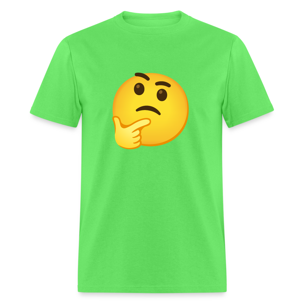 🤔 Thinking Face (Google Noto Color Emoji) Unisex Classic T-Shirt - kiwi