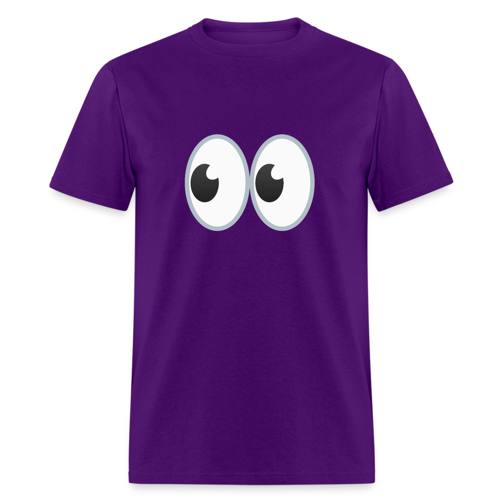 👀 Eyes (Google Noto Color Emoji) Unisex Classic T-Shirt - purple