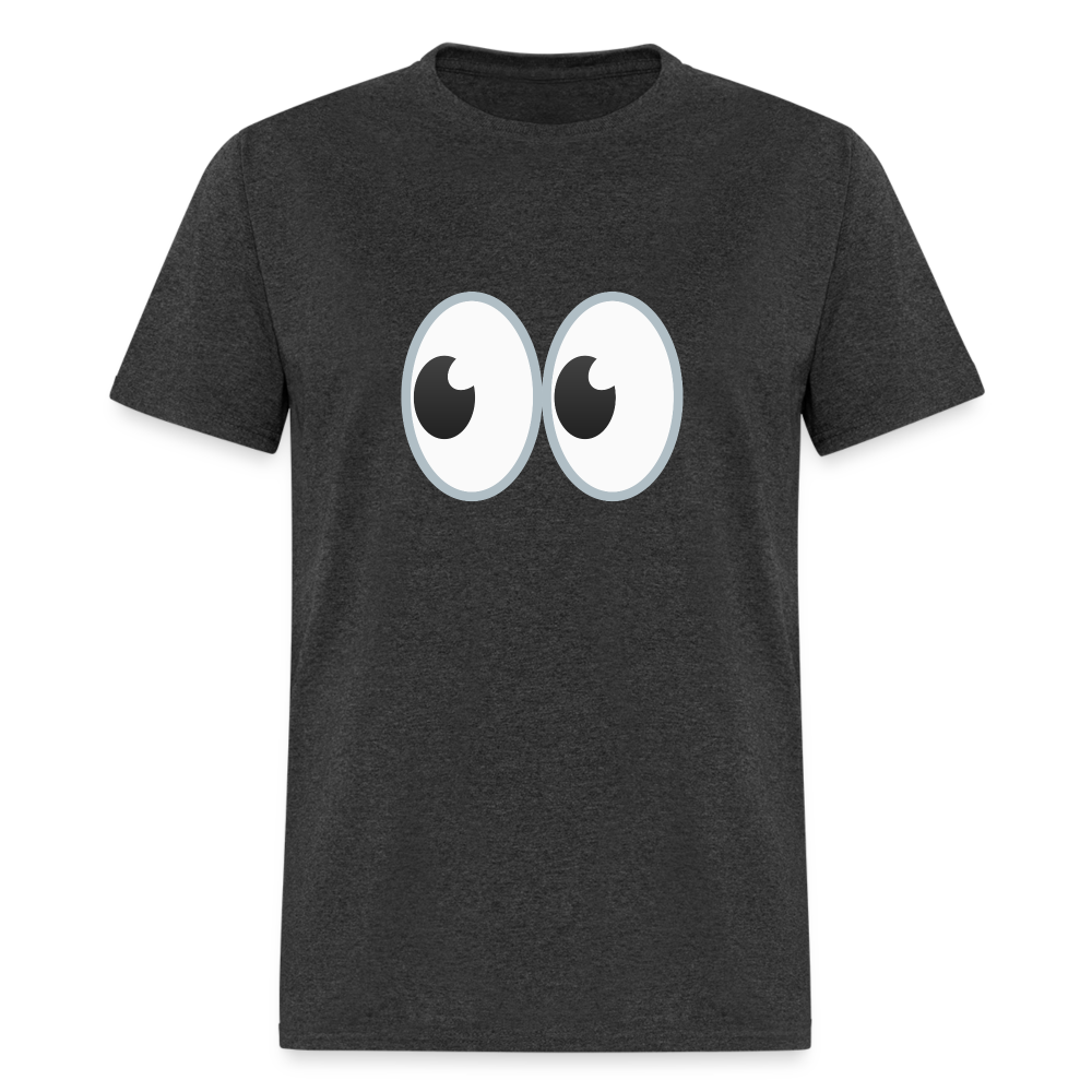 👀 Eyes (Google Noto Color Emoji) Unisex Classic T-Shirt - heather black