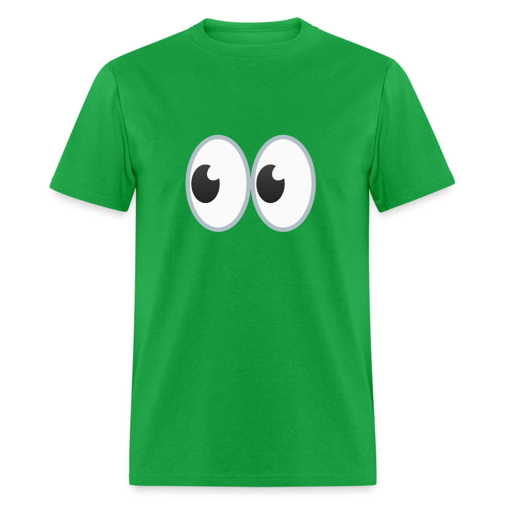 👀 Eyes (Google Noto Color Emoji) Unisex Classic T-Shirt - bright green