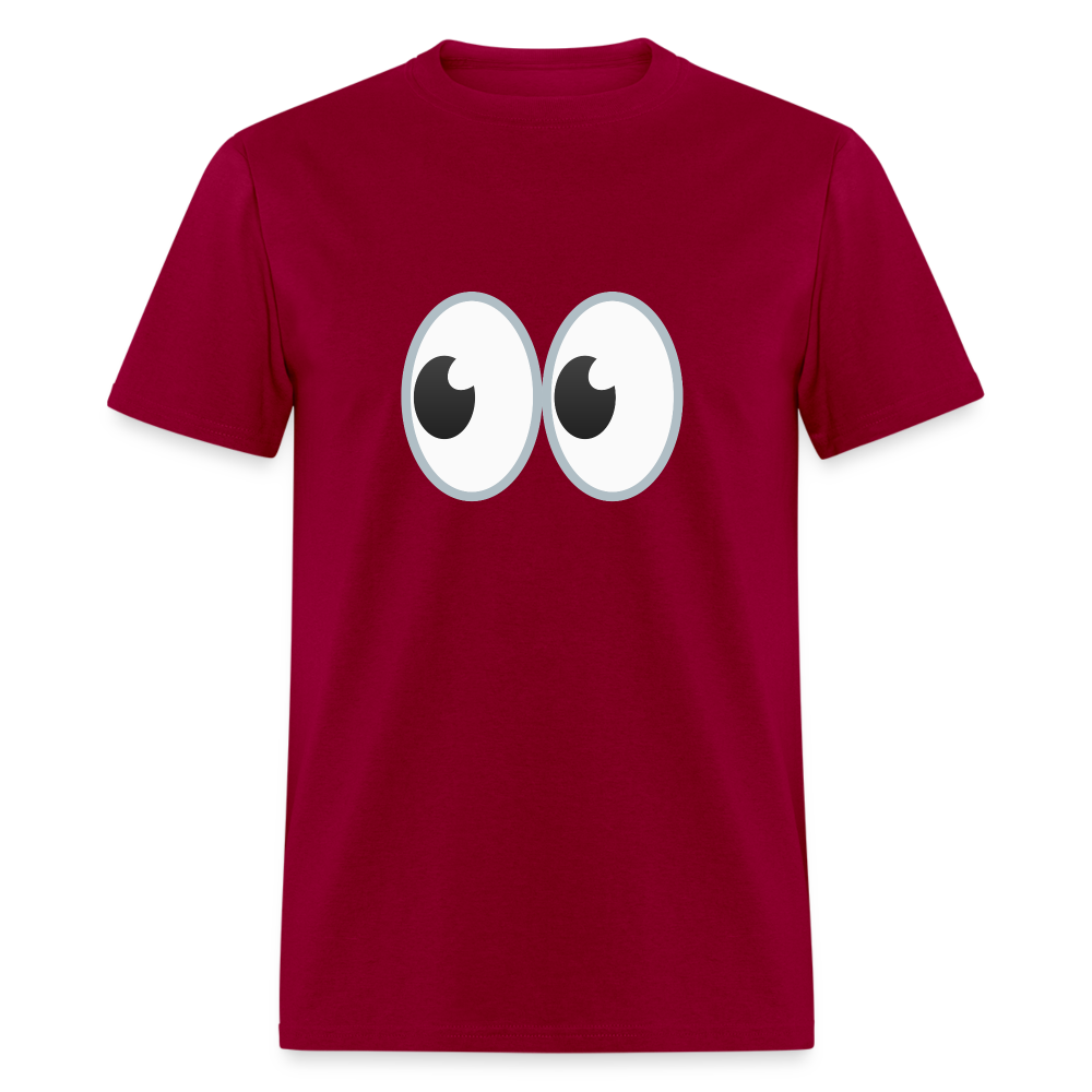👀 Eyes (Google Noto Color Emoji) Unisex Classic T-Shirt - dark red