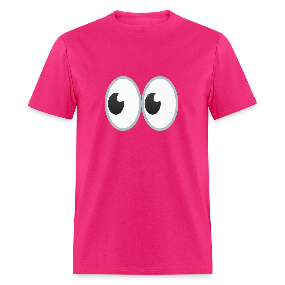 👀 Eyes (Google Noto Color Emoji) Unisex Classic T-Shirt - fuchsia