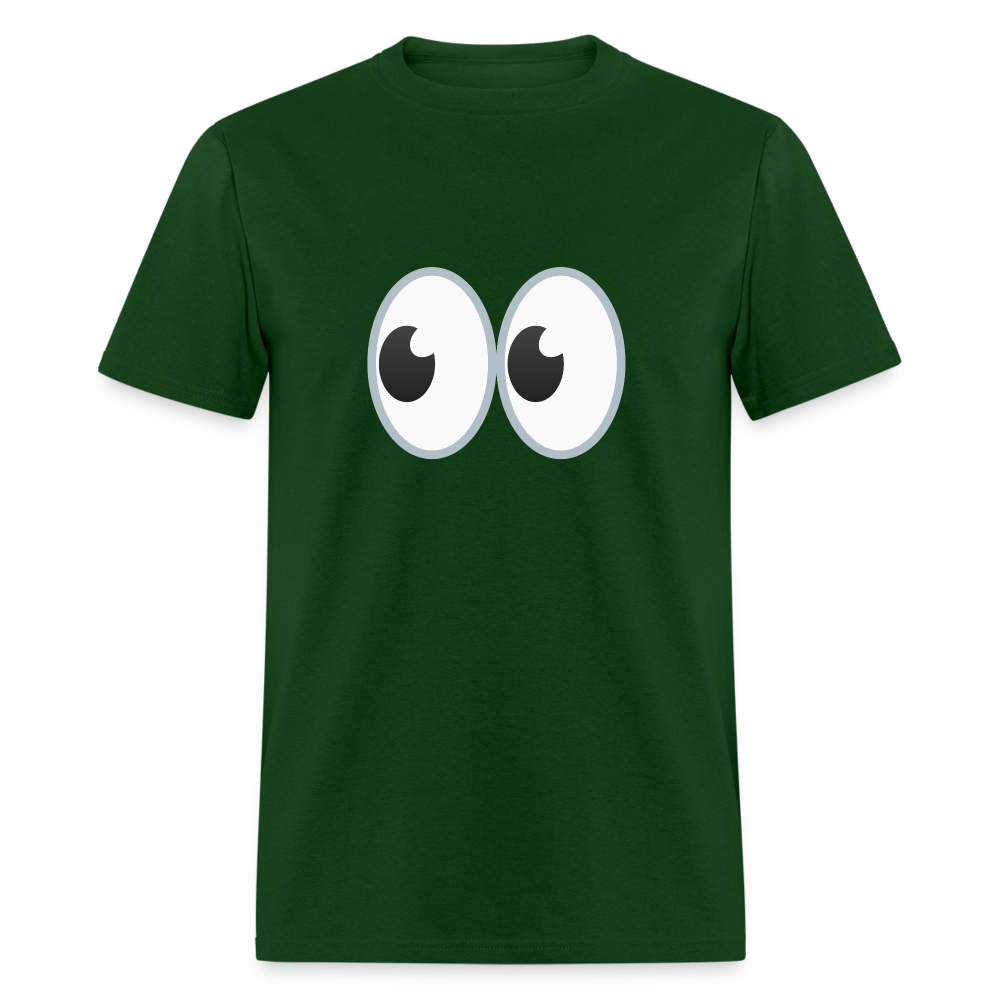 👀 Eyes (Google Noto Color Emoji) Unisex Classic T-Shirt - forest green