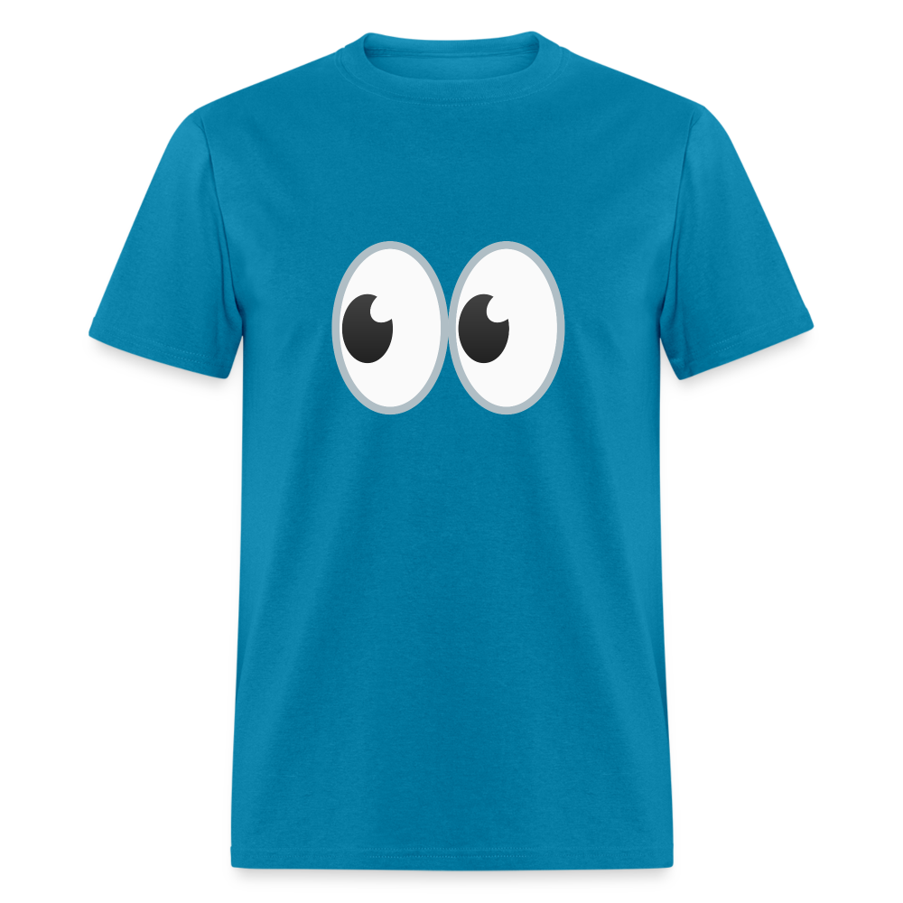 👀 Eyes (Google Noto Color Emoji) Unisex Classic T-Shirt - turquoise