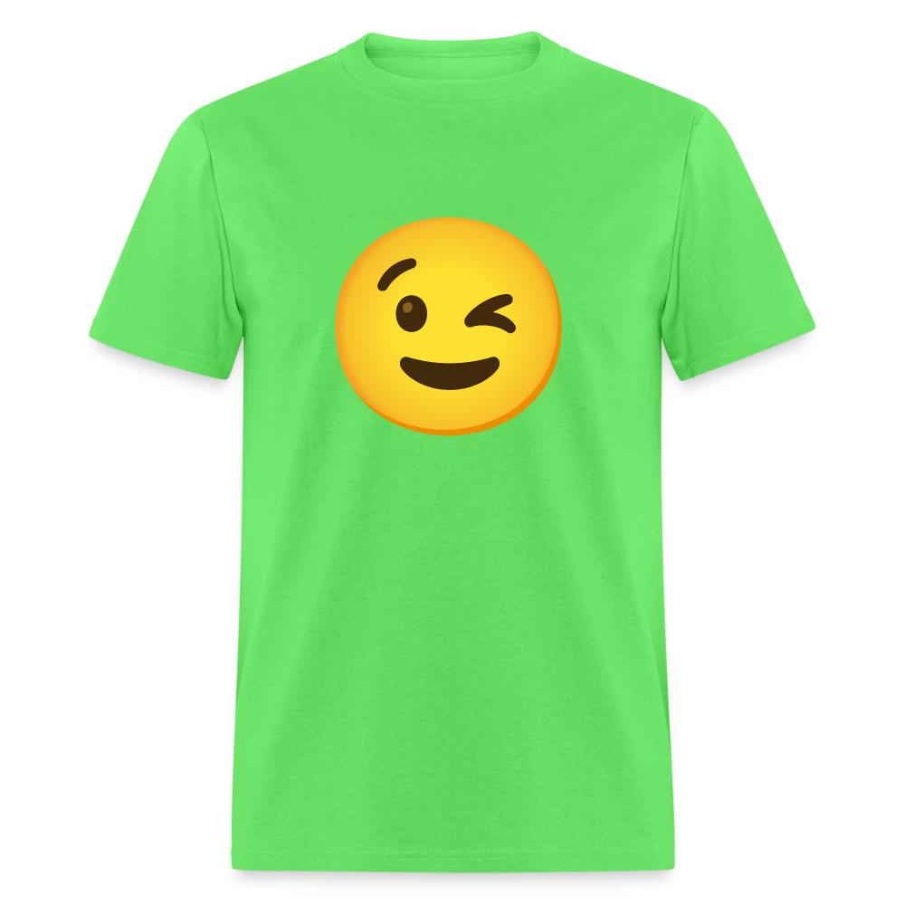 😉 Winking Face (Google Noto Color Emoji) Unisex Classic T-Shirt - kiwi