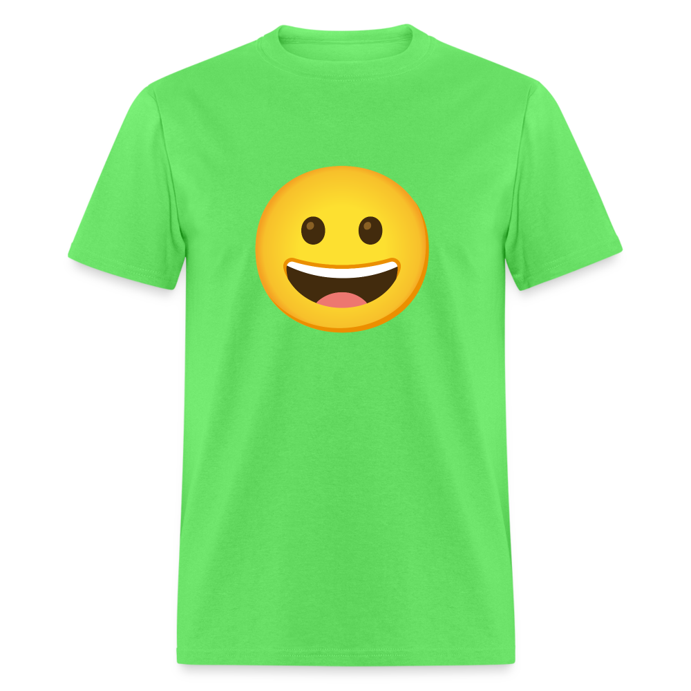 😀 Grinning Face (Google Noto Color Emoji) Unisex Classic T-Shirt - kiwi