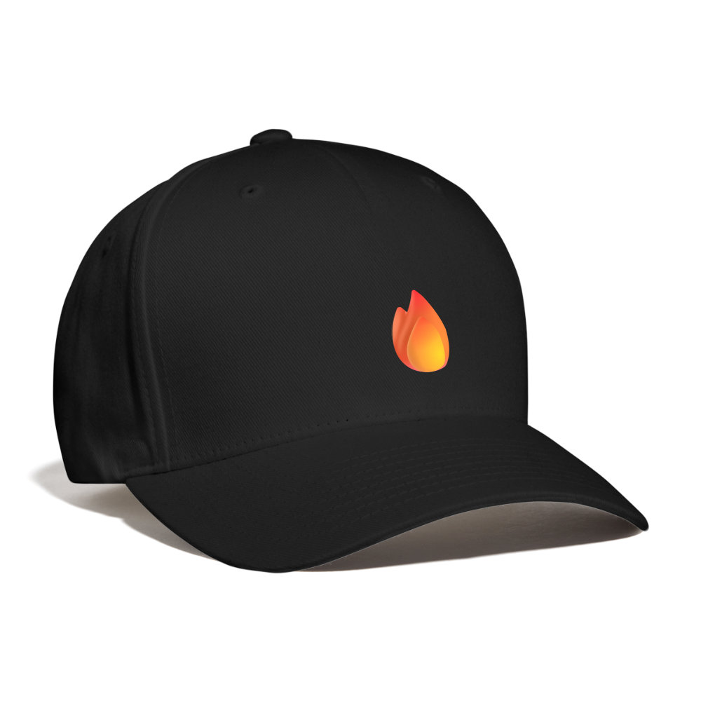🔥 Fire (Microsoft Fluent) Baseball Cap - black
